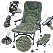 Scaun Pescuit La Crap Baracuda Hyc 022-UC Kaki