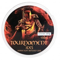 Fir textil Baracuda Tournament 4XS 150 m pentru salau orange-fluo