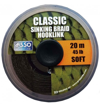 Fir ASSO Classic Soft Sinking Braid Hooklink 20m