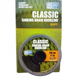 Fir ASSO Classic Soft Sinking Braid Hooklink 20m