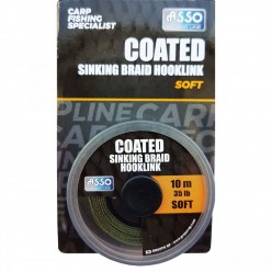 Fir ASSO Coated Soft Sinking Braid Hooklink 10m