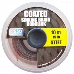 Fir ASSO Coated Stiff Sinking Braid Hooklink 10m 2