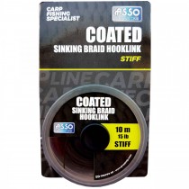 Fir ASSO Coated Stiff Sinking Braid Hooklink 10m Fir ASSO Coated Stiff Sinking Braid Hooklink 10m