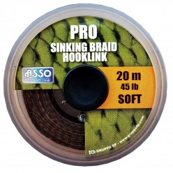 Fir ASSO Pro Soft Sinking Braid Hooklink 20m 2