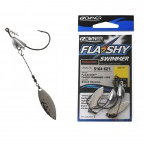 Jig Owner 5164 No.5/0 1/4oz Flashy Swimmer Blade Black Chrome 2buc/pachet Jig Owner 5164 No.5/0 1/4oz Flashy Swimmer Blade Black Chrome 2buc/pachet
