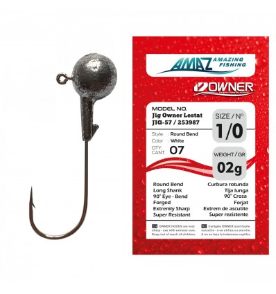 JIG Owner Lestat No.1/0 Jig-57 253987 White