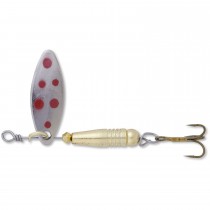 Rotativa 6.5g Zebco Waterwings River Spinner Red White Rotativa 6.5g Zebco Waterwings River Spinner Red White