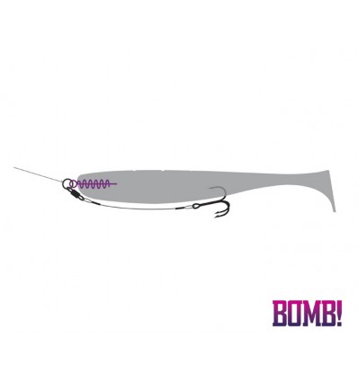 Spirala Delphin Bomb! Twisto O-lock 5buc