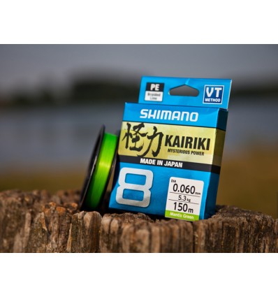 Fir Shimano Kairiki 8 Braided Line 150m Mantis Green