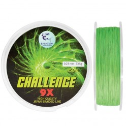 Fir textil Baracuda Challenge 9X 150 m verde fluo