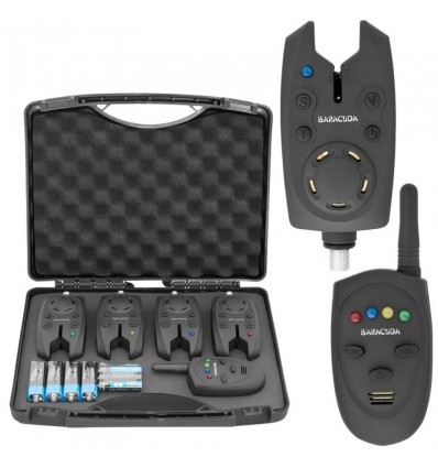 Set avertizoare wireless Baracuda HX-4000A + receptor 4 bucati negru
