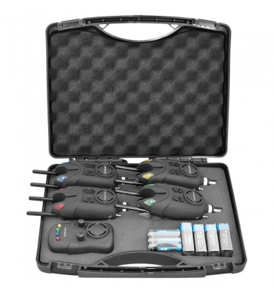 Set avertizoare wireless Baracuda SG-K2 + receptor 4 bucati negru