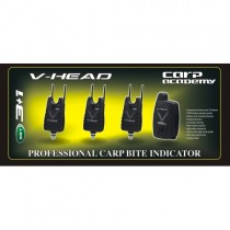 Set Avertizori Carp Academy V-Head 3+1