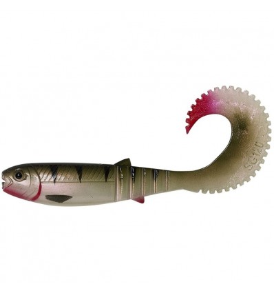 Savage Gear Shad LB Cannibal Curltail 10cm 5g Perch 4buc/pl