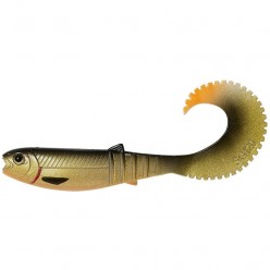 Savage Gear Shad LB Cannibal Curltail 10cm 5g Golden AMB 4buc/pl