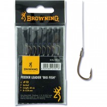 Carlige Legate Browning 60cm Feeder Big Fish hook-to-nylon Bronze