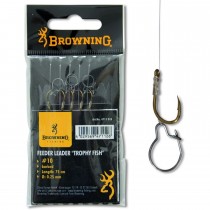 Carlige Legate Browning No.10 75cm 0.25mm Feeder / Maggot Clip Carlige Legate Browning No.10 75cm 0.25mm Feeder / Maggot Clip