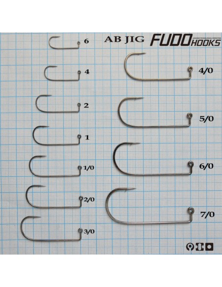 MicroJig Fudo, Black Nickel, Nr.6, 10buc