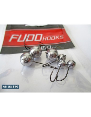 MicroJig Fudo AB JIG STG Black Nickel, Nr.6, 10buc