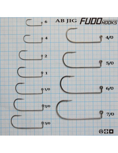 Jig Fudo, Black Nickel, Nr.1/0