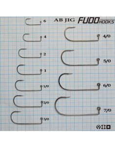 Jig Fudo, Black Nickel, Nr.2/0 2