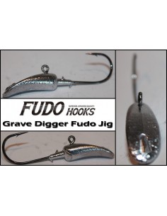 Grave Digger Fudo Jig, Black Nickel, Nr.1/0 2