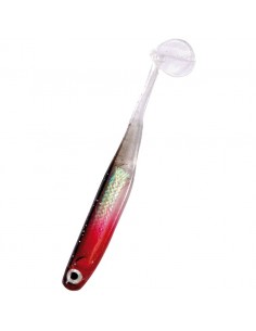 Shad Nomura Mini Real Pluse, Red Head Black, 5cm, 7g, 5buc