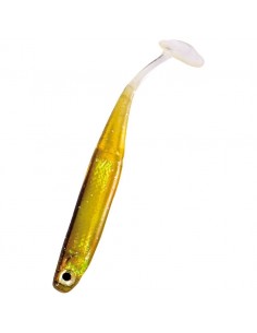 Shad Nomura Mini Real Pluse, Dark Yellow, 5cm, 7g, 5buc