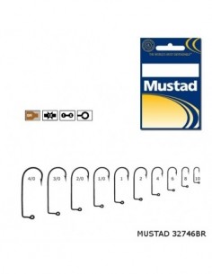 Carlig Mustad Bronz Pentru Twister, Nr. 4