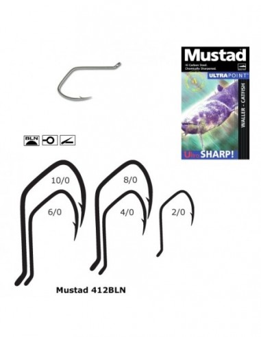 Carlig Mustad Negru Ni Pt. Somn