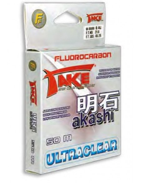 Fir Fluorocarbon Lineaeffe Akashi, Transparent, 50m