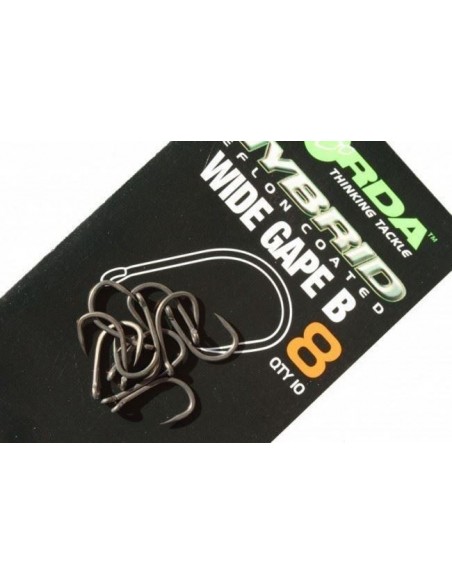 Carlige Korda Wide Gape Barbless, Nr. 1, 10buc/plic Carlige Korda Wide Gape Barbless, Nr. 1, 10buc/plic