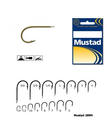 Carlig Mustad Auriu M289H Cioc de Papagal, 10buc/plic Carlig Mustad Auriu M289H Cioc de Papagal, 10buc/plic