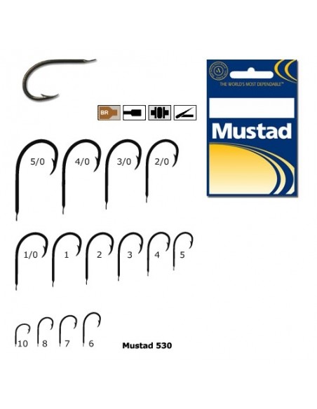 Carlig Mustad Bronz, Forjat, Cioc Papagal