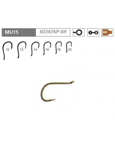 Carlig Mustad Feeder MU15, Bronz, 10buc/plic