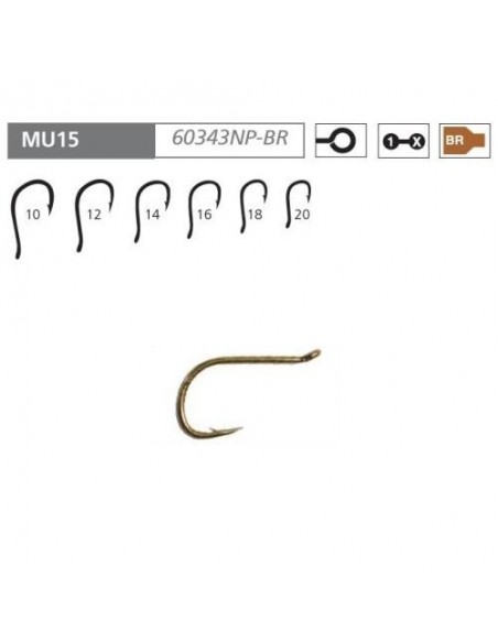 Carlig Mustad Feeder MU15, Bronz, 10buc/plic Carlig Mustad Feeder MU15, Bronz, 10buc/plic