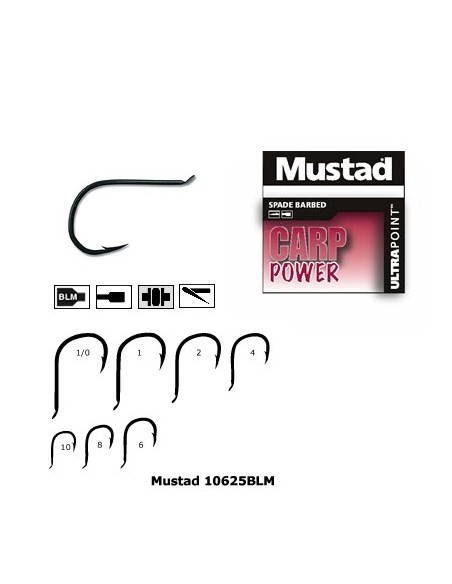 Carlig Mustad Ultrapoint Bl.Mat Forjat Revers Rotund, 10buc/pl Carlig Mustad Ultrapoint Bl.Mat Forjat Revers Rotund, 10buc/pl