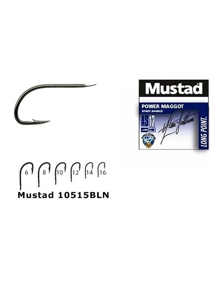 Carlig Mustad Forjat BLN Power Maggot, 10buc/plic Carlig Mustad Forjat BLN Power Maggot, 10buc/plic