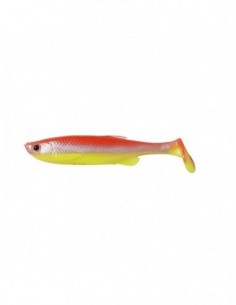Shad Savage Gear Fat Minnow T-Tail, YR Fluo, 9cm, 4buc/plic