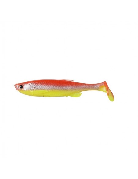 Shad Savage Gear Fat Minnow T-Tail, YR Fluo, 9cm, 4buc/plic