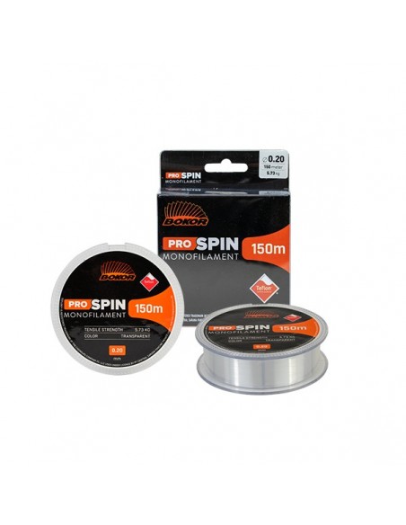 Fir Monofilament Bokor Pro Spin, Transparent, 150m Fir Monofilament Bokor Pro Spin, Transparent, 150m