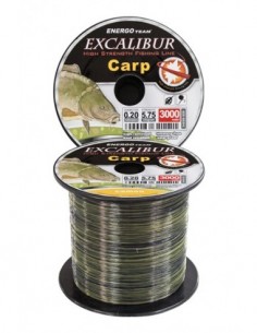 Fir Monofilament Excalibur Carp Camou, 3000m
