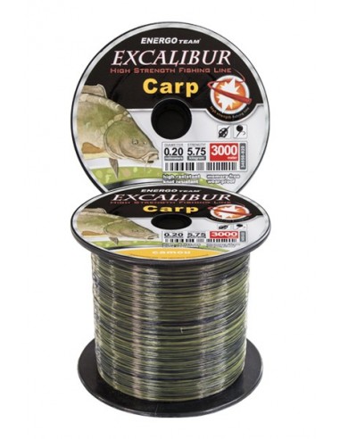 Fir Monofilament Excalibur Carp Camou, 3000m