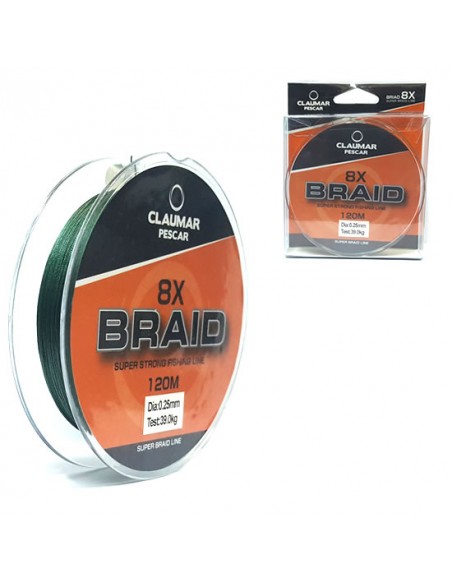 Fir Textil Claumar Pescar 8x Super Braid Strong, 120m Fir Textil Claumar Pescar 8x Super Braid Strong, 120m