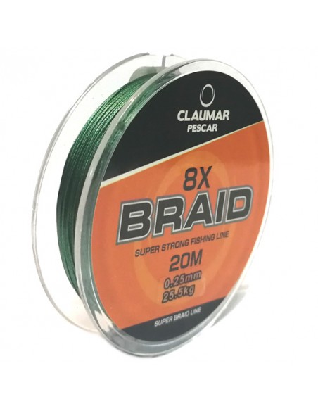 Fir Textil Claumar Pescar 8x Super Braid Strong, 20m Fir Textil Claumar Pescar 8x Super Braid Strong, 20m