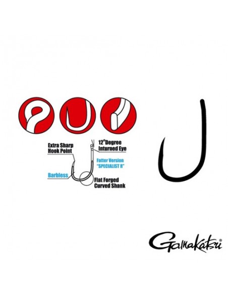 Carlig Gamakatsu G-Carp Specialist RX BL, 10buc/plic Carlig Gamakatsu G-Carp Specialist RX BL, 10buc/plic
