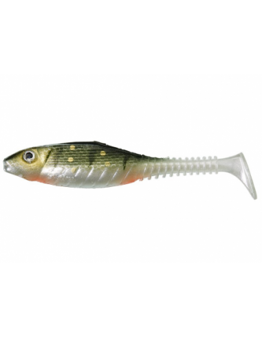 Shad Sensas Gunki Grubby, Green Perch, 6cm, 10buc/plic