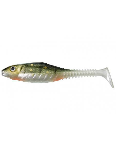 Shad Sensas Gunki Grubby, Green Perch, 6cm, 10buc/plic Shad Sensas Gunki Grubby, Green Perch, 6cm, 10buc/plic