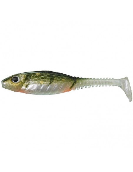Shad Gunki Grubby, Green Perch, 8.5cm, 6buc/plic Shad Gunki Grubby, Green Perch, 8.5cm, 6buc/plic