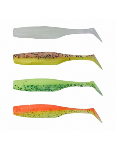 Set shaduri Gunki Peps Dark Water Kit II, 9cm, 5.3g, 4buc/plic